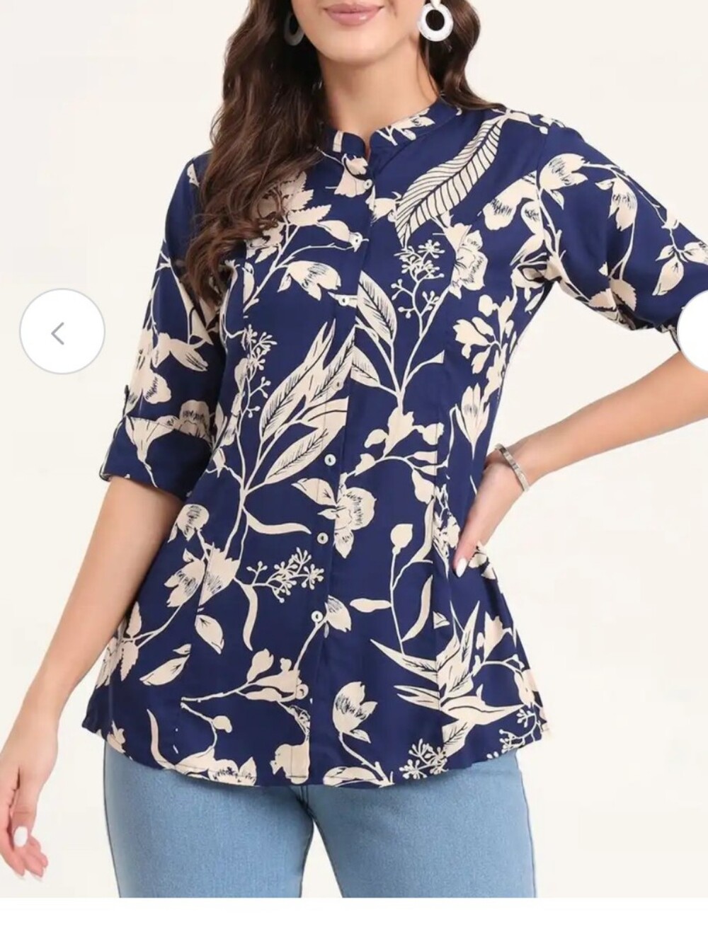 NWOT Shirt Style Short Tunic